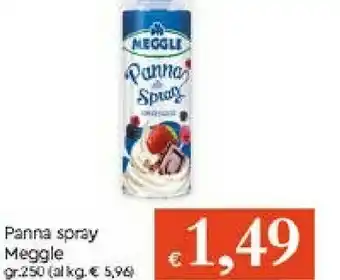 Galassia Meggle Panna Spray UHT offerta