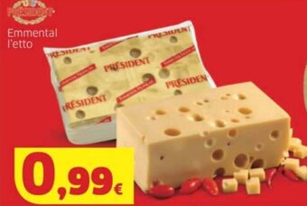 Mercati Alimentari PRESIDENT Emmental offerta