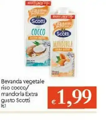 Galassia Scotti Bevanda Vegetale Riso Cocco/ Mandorla offerta