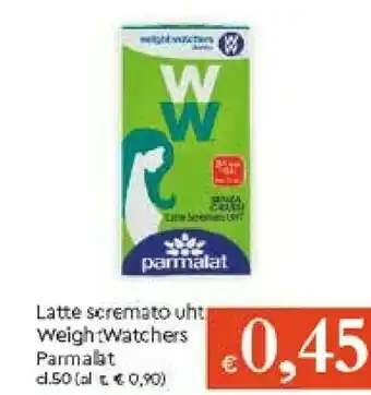 Galassia Parmalat WeightWatchers Latte Scremato UHT 500 G(ml) offerta