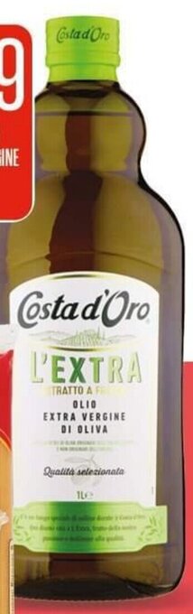 Supermercati Pasquale Prisco COSTA D'ORO OLIO EXTRA VERGINE DI OLIVA 1 LT offerta