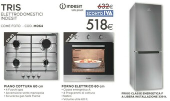 Mondo Convenienza Indesit Forno Elettrico 60 Cm offerta