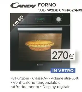 Mondo Convenienza Candy Forno Cmfp626nxe offerta