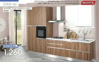 Mondo Convenienza Rovere Club I Bianco Zara Cucina offerta