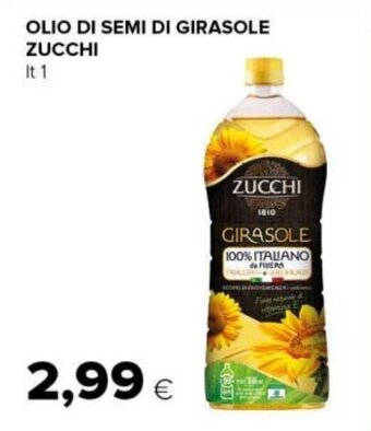 Tigre OLIO DI SEMI DI GIRASOLE ZUCCHI lt 1 offerta
