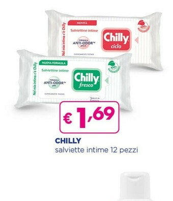 Acqua & Sapone Chilly Salviette Intime 12 Pezzi offerta