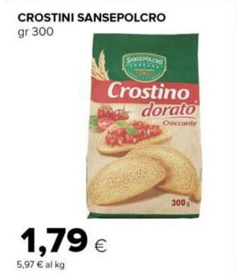 Tigre CROSTINI SANSEPOLCRO gr 300 offerta