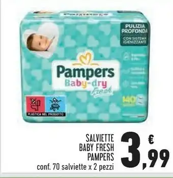Conad Superstore Pampers Salviette Baby Fresh offerta