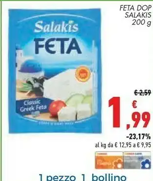 Conad Superstore Salakis - Feta 200 G(ml) offerta