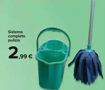 Carrefour Sistema Completo Pulizia offerta