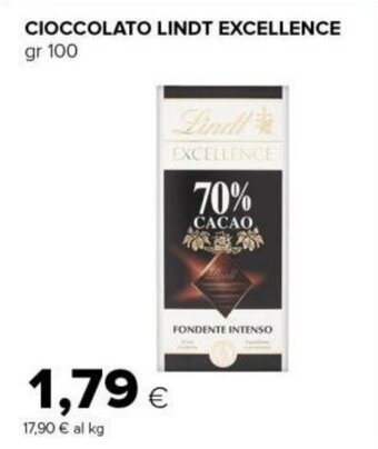 Tigre CIOCCOLATO LINDT EXCELLENCE gr 100 offerta