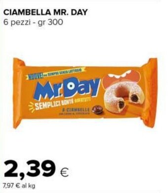 Tigre CIAMBELLA MR. DAY 6 pezzi - gr 300 offerta