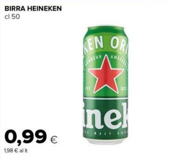 Tigre BIRRA HEINEKEN cl 50 offerta