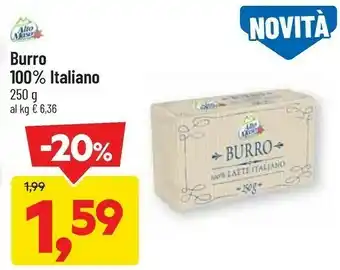DPiù Burro 100% Italiano offerta