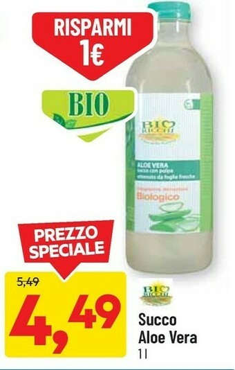 DPiù Succo Aloe Vera offerta