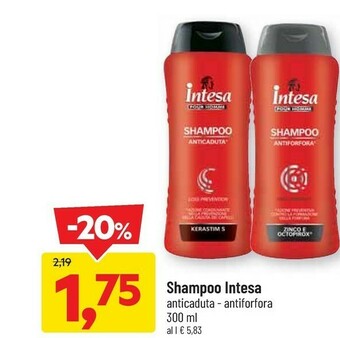 DPiù Intesa Shampoo offerta