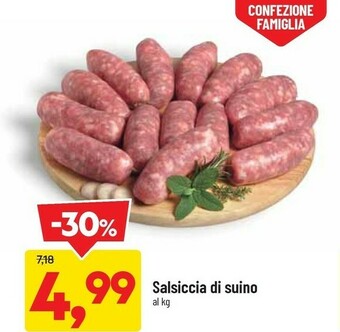 DPiù Salsiccia Di Suino offerta