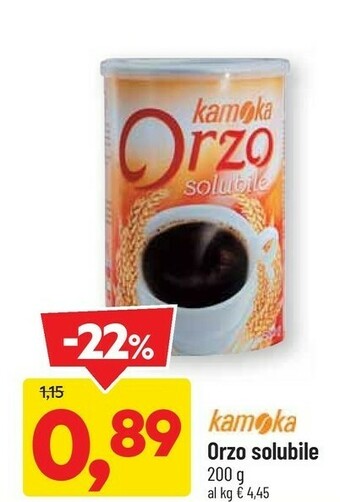 DPiù Kamoka Orzo Solubile offerta