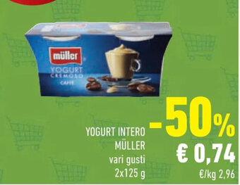 Conad YOGURT INTERO MÜLLER vari gusti 2x125 g offerta