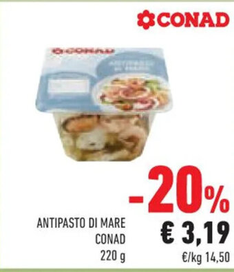 Conad ANTIPASTO DI MARE CONAD 220 g offerta
