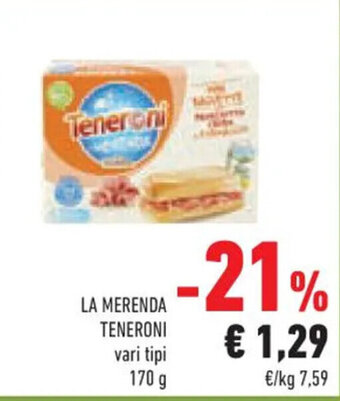 LA MERENDA TENERONI vari tipi 170 g