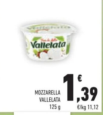 Conad MOZZARELLA VALLELATA 125 g offerta