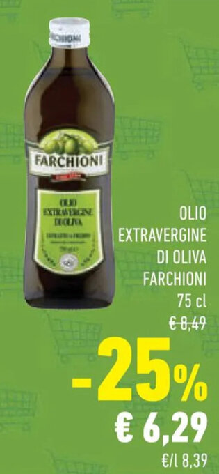 Conad OLIO EXTRAVERGINE DI OLIVA FARCHIONI 75 cl offerta
