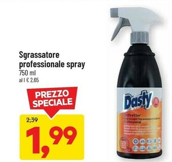 DPiù Dasty Sgrassatore Professionale Spray offerta