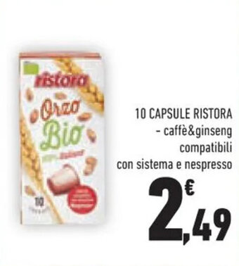 10 CAPSULE RISTORA - caffè&ginseng