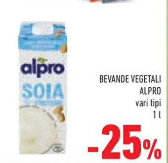 Conad BEVANDE VEGETALI ALPRO vari tipi 1 l offerta