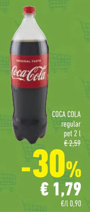 Conad Coca-Cola regular pet 2 l offerta