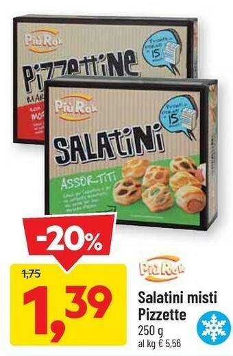 DPiù Più rok Panzerottini Con Pomodoro E Mozzarella 250 G(ml) offerta