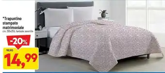 Trapuntino Stampato Matrimoniale