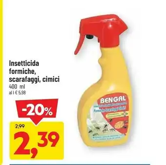 DPiù Bengal Insetticida Formiche offerta
