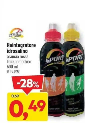 DPiù Sport Reintegratore Idrosalino offerta
