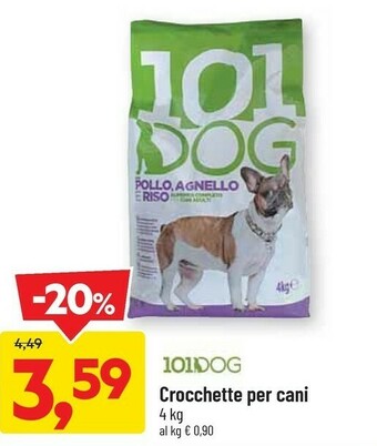 DPiù 101dog Crocchette Per Cani offerta