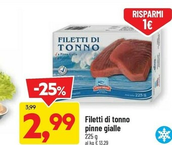 DPiù Filetti Di Tonno Pinne Gialle offerta