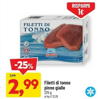 DPiù Filetti Di Tonno Pinne Gialle offerta