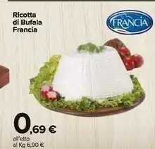 Carrefour Market Francia Ricotta Di Bufala offerta