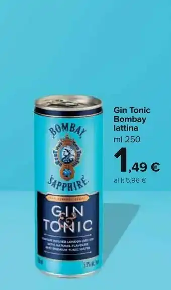 Carrefour Bombay Gin Tonic 250 Ml offerta
