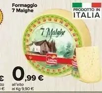 Carrefour Market 7 Malghe Formaggio offerta