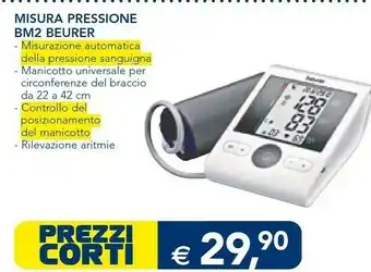 Esselunga Beurer Misura Pressione BM2 offerta