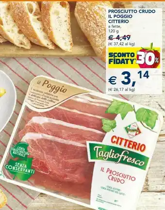 Esselunga Citterio Il Prosciutto Crudo 120 G(ml) offerta