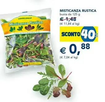 Esselunga Esselunga - Misticanza Rustica 125 G(ml) offerta