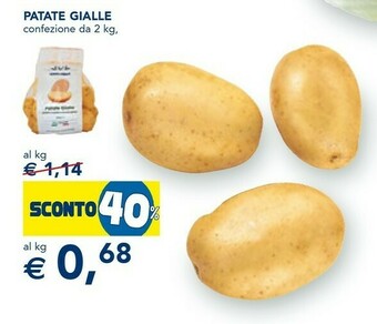 Esselunga Patate Gialle offerta
