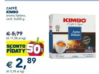 Esselunga Kimbo Caffè Aroma Italiano 250 G(ml) offerta
