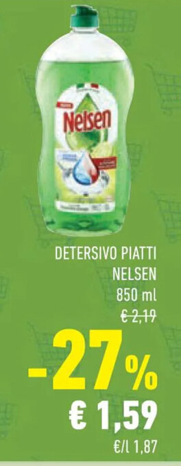 Conad DETERSIVO PIATTI NELSEN 850 ml offerta