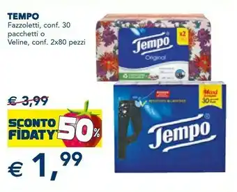 Esselunga Tempo Fazzoletti offerta