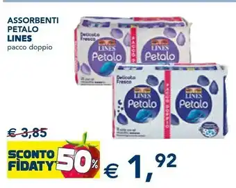 Esselunga Lines Assorbenti Petalo offerta