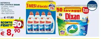 Esselunga Dixan Detersivo Per Lavatrice offerta